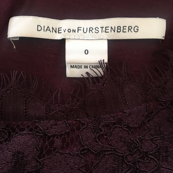 DVF Zarita Scoop Neck Short Lace Dress - Picture 8 of 8